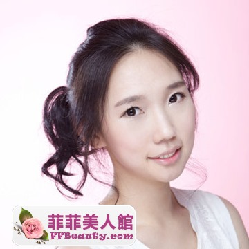 直髮髮型扎法 輕松塑造淑女范-美髮館