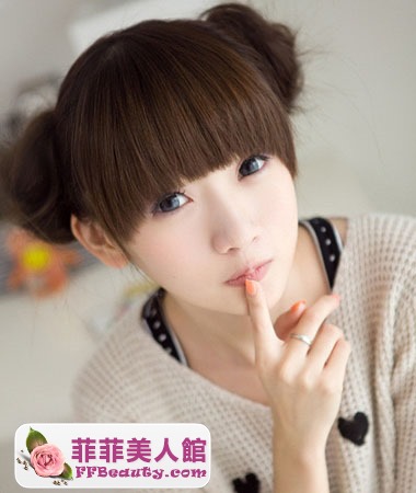 長臉女生巧用瀏海修飾臉型小缺陷-美髮館