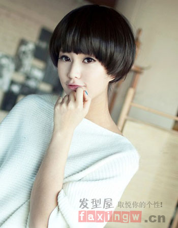 女生可愛波波頭短髮 清新甜美-美髮館