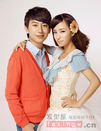 浪漫結婚照髮型清新唯美-美髮館