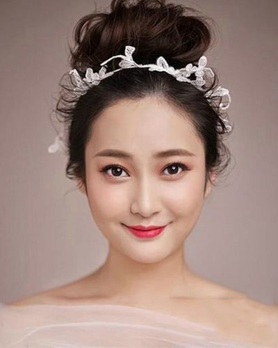 唯美可愛新娘髮型 艷羨美嬌娘-美髮館
